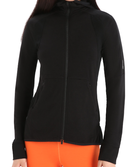 W Merino Quantum ZoneKnit LS Zip Hoodie