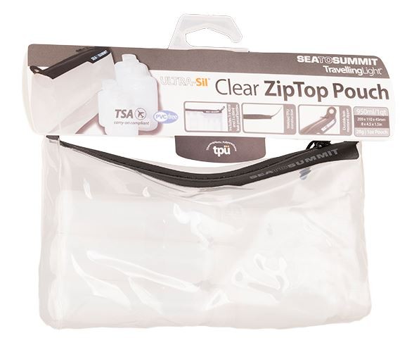 TPU Clear Ziptop Pouch