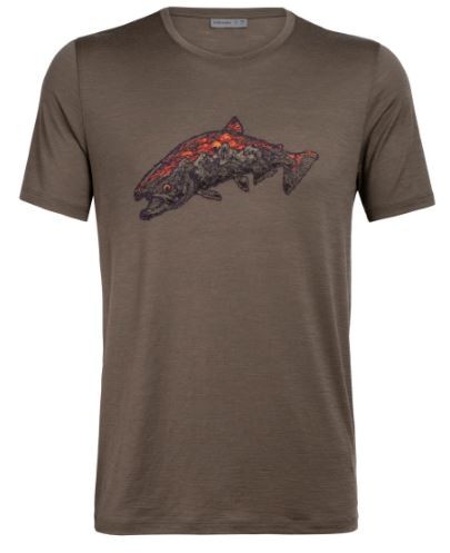 Mens Tech Lite SS Crewe Tetons Salmon