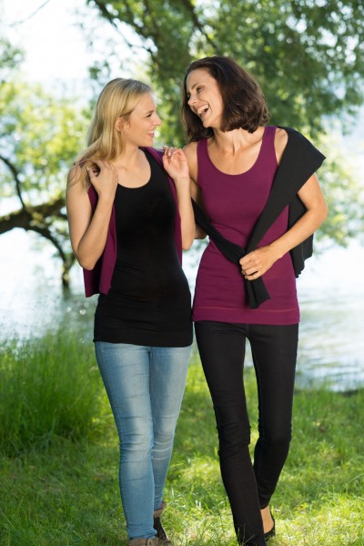 Damen-Longshirt ärmellos