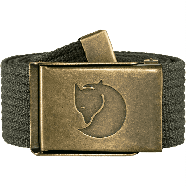 Canvas Brass Belt 4cm